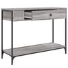 vidaXL Console Table Grey Sonoma 100x34.5x75 cm Engineered Wood