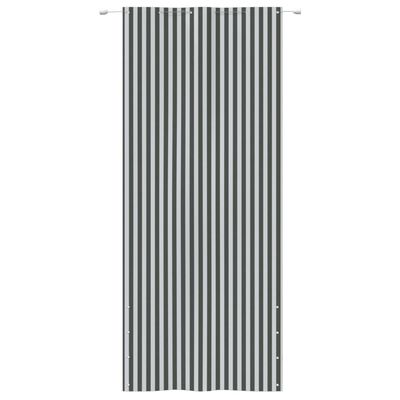 vidaXL Balcony Screen Anthracite and White 120x240 cm Oxford Fabric