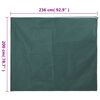 vidaXL Plant Fleece Covers with Zip 4 pcs 70 g/m&sup2; 2.36x2 m