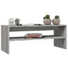 vidaXL Coffee Table Grey Sonoma 100x40x40 cm Engineered Wood