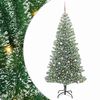 vidaXL Artificial Christmas Tree Snow Flocked with LED Light 240 cm