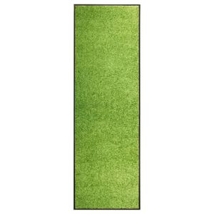 vidaXL Doormat Washable Green 60x180 cm