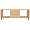 vidaXL Coffee Table Sonoma Oak 102x50x40 cm Engineered Wood