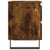 vidaXL Bedside Cabinet Smoked Oak 40x35x50 cm Engineered Wood