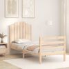 vidaXL Bed Frame without Mattress Small Single Solid Wood