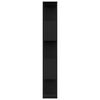 vidaXL Book Cabinet/Room Divider Black 80x24x159 cm Engineered Wood