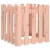 vidaXL Garden Planter with Fence Design 50x50x50 cm Solid Wood Douglas