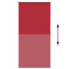 vidaXL Roller Blind Blackout Red 70x130 cm Fabric Width 65.7 cm Polyester