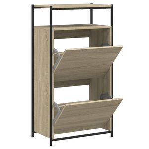 vidaXL Shoe Cabinet Sonoma Oak N/A