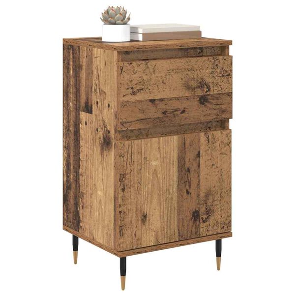vidaXL Sideboard Old Wood 40 x 35 x 70 cm Engineered Wood and Iron