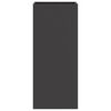 vidaXL Planter Black 32x29x75 cm Steel