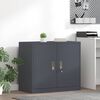 vidaXL Storage Cabinet Anthracite 80 x 40 x 70 cm Steel