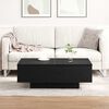 vidaXL Coffee Table Black Oak 90 x 60 x 31 cm Engineered Wood