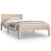 vidaXL Bed Frame without Mattress Solid Wood Pine 100x200cm