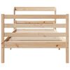 vidaXL Bed Frame with Headboard without Mattress 90x200 cm