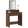 vidaXL Dressing Table Brown Oak 79 x 41 x 140 cm Engineered Wood