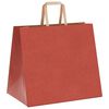 vidaXL Paper Bags 50 pcs with Handles Red 32x22x28 cm