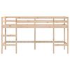 vidaXL Kids' Loft Bed without Mattress with Ladder 90x190 cm Single