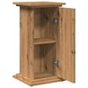 vidaXL Display Stand with Storage Artisan Oak 31x30x60 cm Engineered Wood