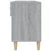 vidaXL Shoe Cabinet Grey Sonoma 102x35x55 cm Engineered Wood
