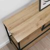 vidaXL Console Table Artisan Oak 100 x 30 x 75 cm Engineered wood