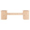 vidaXL Planter Bench 184.5x39.5x56.5 cm Solid Wood Pine