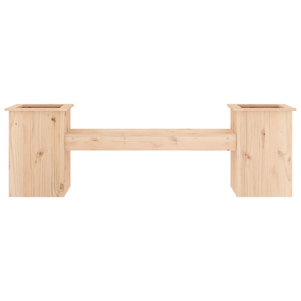vidaXL Planter Bench 184.5x39.5x56.5 cm Solid Wood Pine