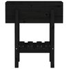vidaXL Garden Planter Black 62x30x69 cm Solid Wood Pine