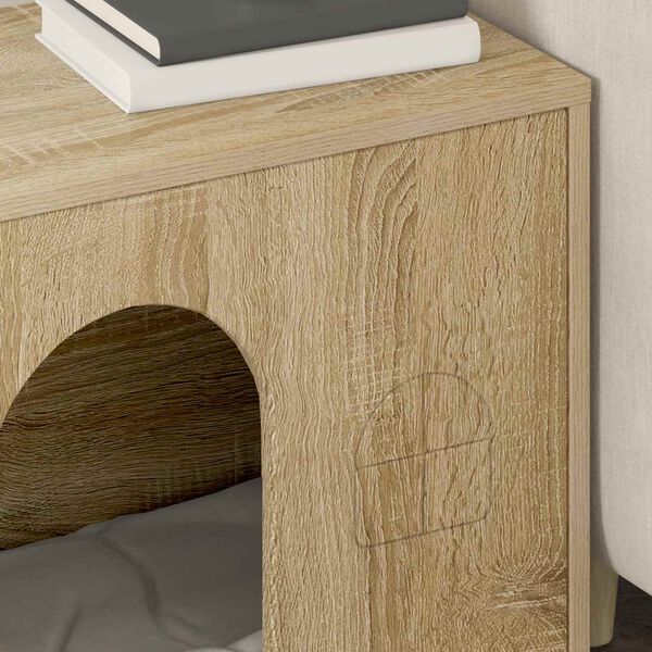 vidaXL Cat House Sonoma 51 x 30 x 52 cm Engineered Wood