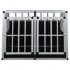 vidaXL Dog Cage with Double Door 94x88x69 cm