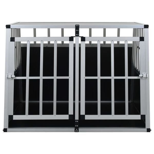 vidaXL Dog Cage with Double Door 94x88x69 cm