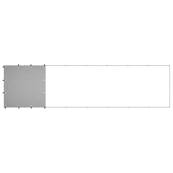 vidaXL Dog Kennel Silver 4.84 m&sup2; Steel