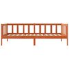 vidaXL Bed Frame with Headboard Wax Brown 80 x 200 cm Solid Pine Wood