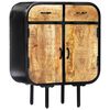 vidaXL Sideboard 60x30x75 cm Solid Mango Wood and Iron