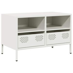 vidaXL TV Cabinet White 68x39x43,5 cm Cold-rolled Steel