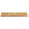 vidaXL Table Top Live Edge 140x60x2.5 cm Solid Wood Rough Mango