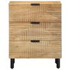 vidaXL Bedside Cabinet Brown 50x33x62 cm Solid Wood Mango