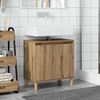 vidaXL Sink Cabinet Artisan Oak 58x33x60 cm Engineered Wood