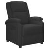 vidaXL Recliner Chair Black Faux Leather