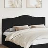 vidaXL Headboard Black Oak 200 cm Engineered wood