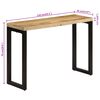 vidaXL Console Table 110x35x76 cm Solid Rough Wood Mango