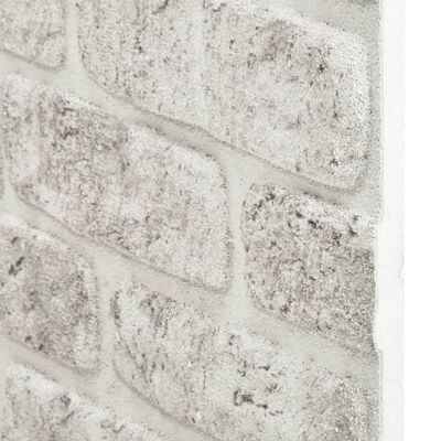 vidaXL 3D Wall Panels with Light Grey Brick Design 11 pcs EPS