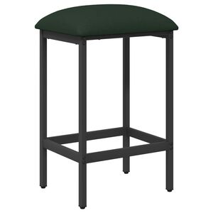 vidaXL Bar Stool Dark Green 40 x 32 x 74 cm Engineered Wood