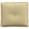vidaXL Back Pillow Grey Green 50 x 45 cm Corduroy Fabric
