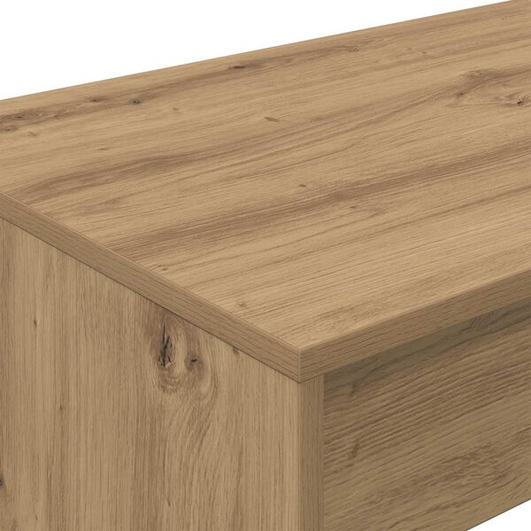 vidaXL Bed Desk Artisan Oak 100 x 45 x 75 cm Engineered Wood