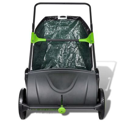 Lawn Sweeper Push with Removable Grass Bag 103L