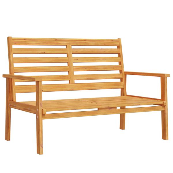 vidaXL Garden Sofa Bench 120 cm Solid Wood Acacia