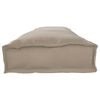 vidaXL Pallet Cushion Set 2 pcs Taupe 200 x 40 x 8 cm Oxford fabric