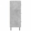 vidaXL Sideboard Concrete Grey 69.5x34x90 cm Engineered Wood