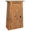 vidaXL Bathroom Wall Cabinet Solid Pinewood 42x23x70 cm
